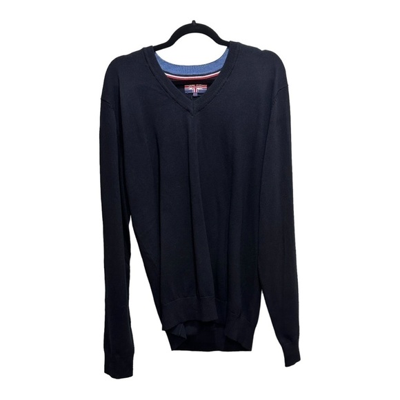 SOUL Of London Navy Blue V-Neck Sweater Size XL - Picture 1 of 5